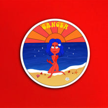 Load image into Gallery viewer, Cancer Zodiac Vinyl Sticker
