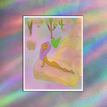 Load image into Gallery viewer, Nude Yoga Desert Hallucinogenic Art Print 

