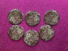 Load image into Gallery viewer, B-Stock Disco Glitter Resin Pins
