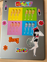 Load image into Gallery viewer, 1950&#39;s Vintage Pin Up Sally Die Cut Vinyl Sticker
