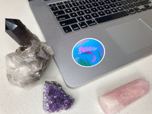 Load image into Gallery viewer, Pisces Vinyl Die Cut Sticker In Use On Laptop

